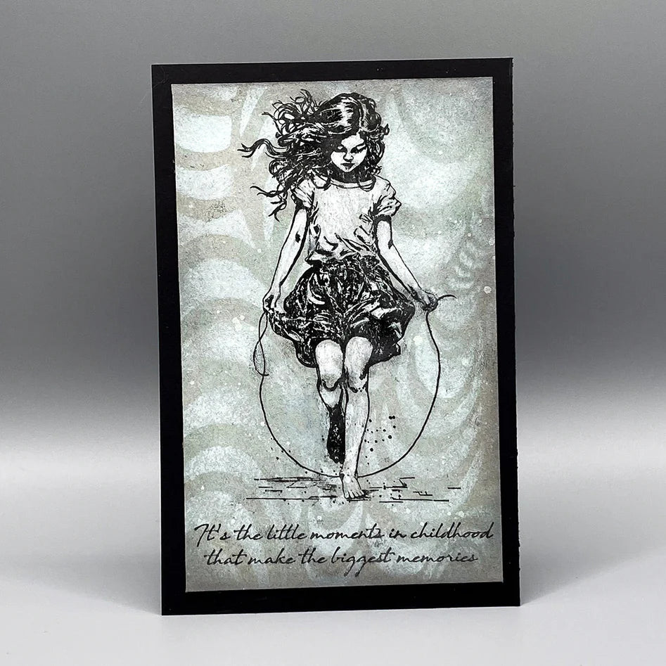 Cosmic Shimmer - Andy Skinner  Pre Cut Mounted Stamp - Believe In Yourself!