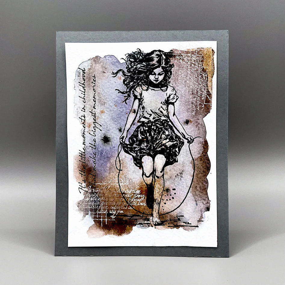 Cosmic Shimmer - Andy Skinner  Pre Cut Mounted Stamp - Believe In Yourself!