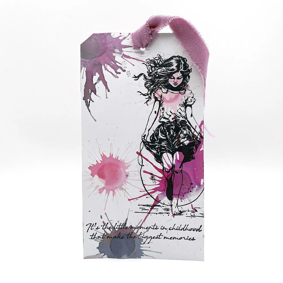 Cosmic Shimmer - Andy Skinner  Pre Cut Mounted Stamp - Little Moments