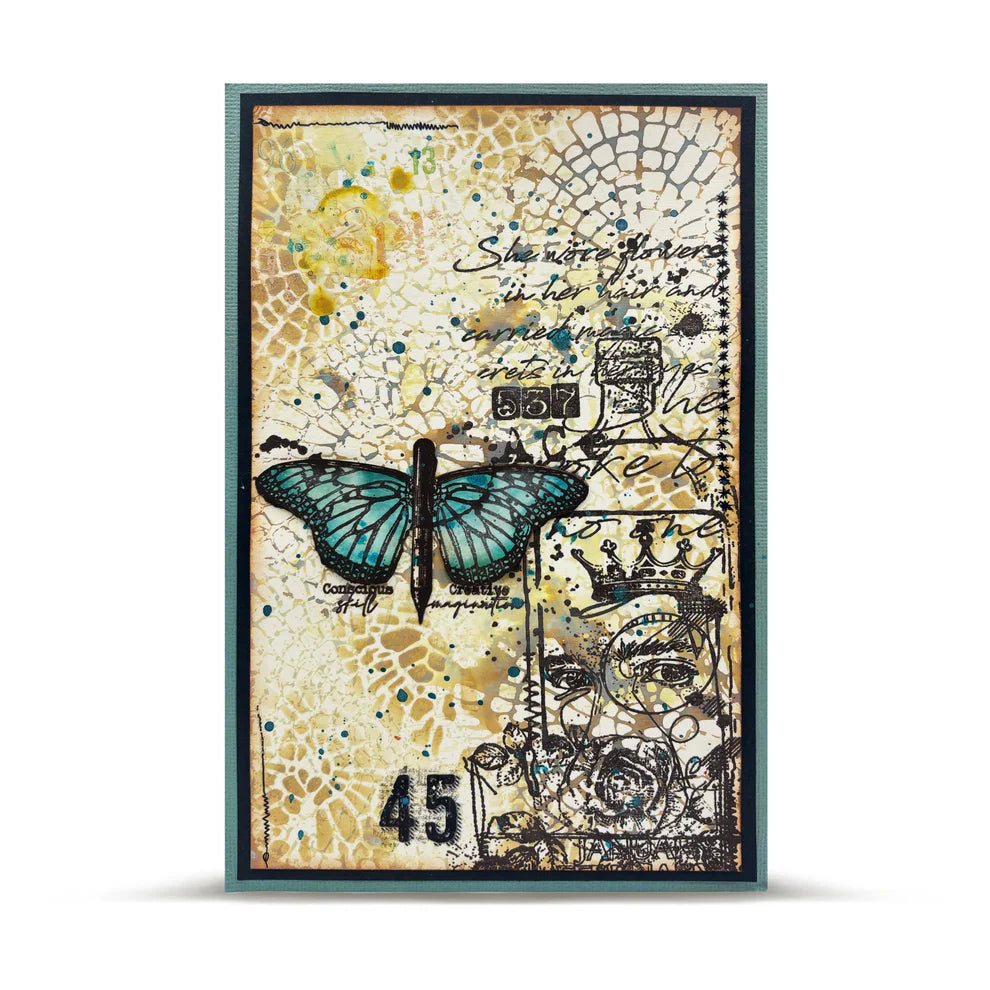 AALL & CREATE - 6X6  Stencil  - Abstract 21 # PC - 243