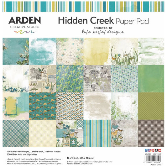 Arden Creative - Hidden Creek Paper Pad 12x12