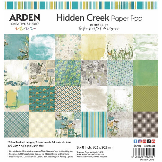 Arden Creative - Hidden Creek Paper Pad 8x8