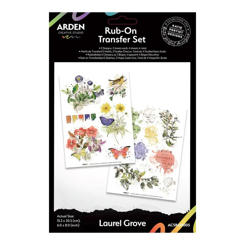 Arden Creative - Laurel Rub On Transfer Set&nbsp;