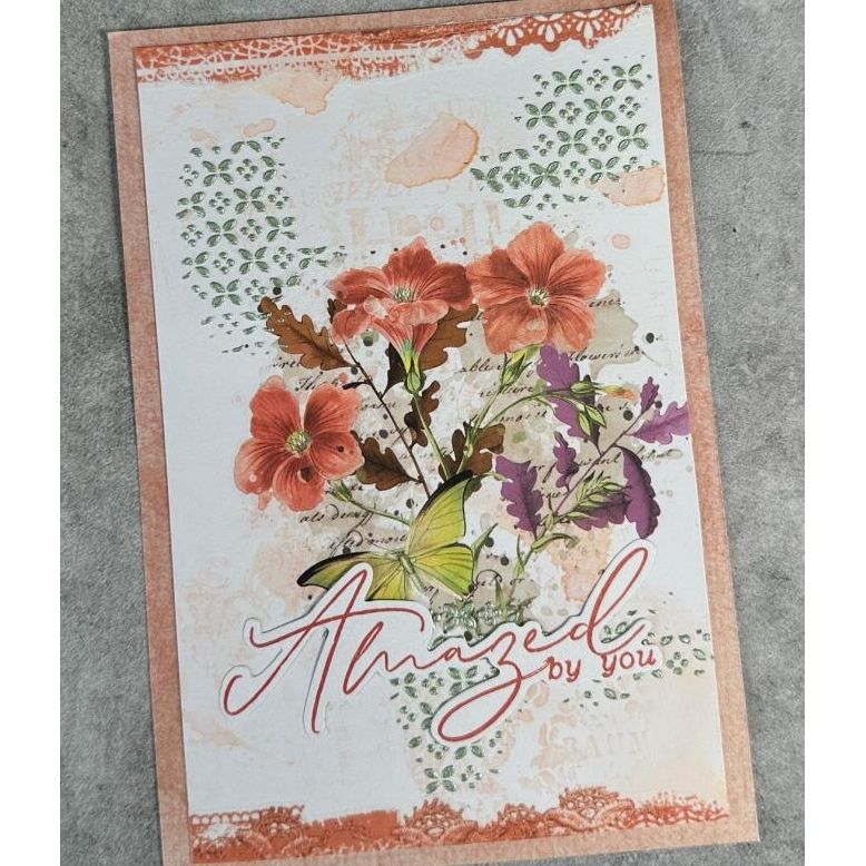 Arden Creative - Hidden Creek Stencil - Distressed Tiles