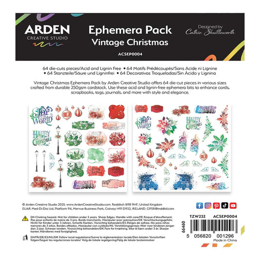 Arden Creative - Ephemera Pack - Vintage Christmas
