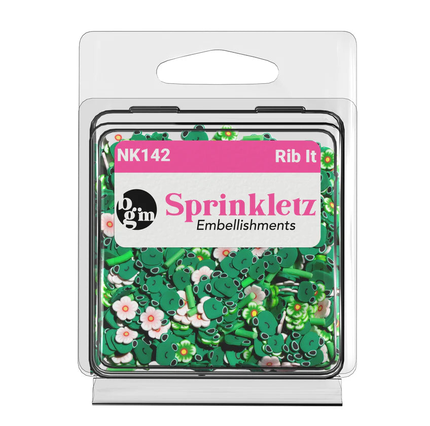 Buttons Galore Sprinkletz Embellishments - Rib It