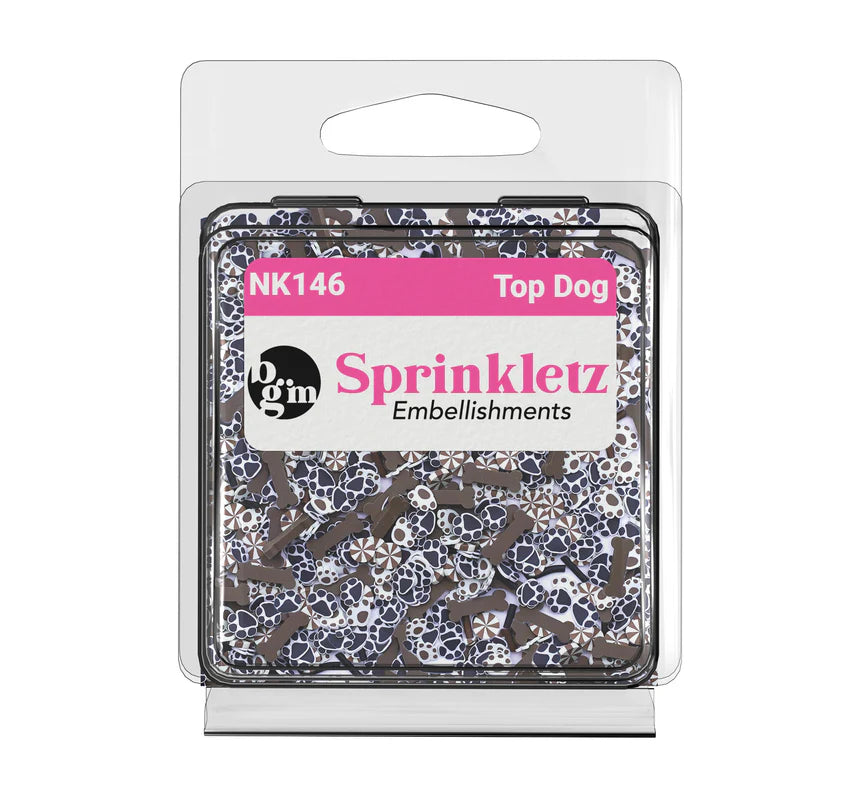 Buttons Galore Sprinkletz Embellishments - Top Dog