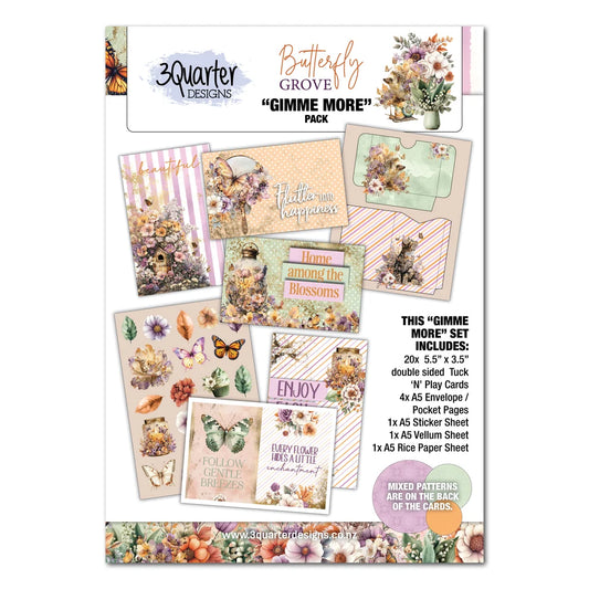 3 Quarter Designs - Butterfly Grove Gimme More Pack