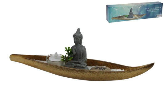 37 cm Zen Garden With Buddha