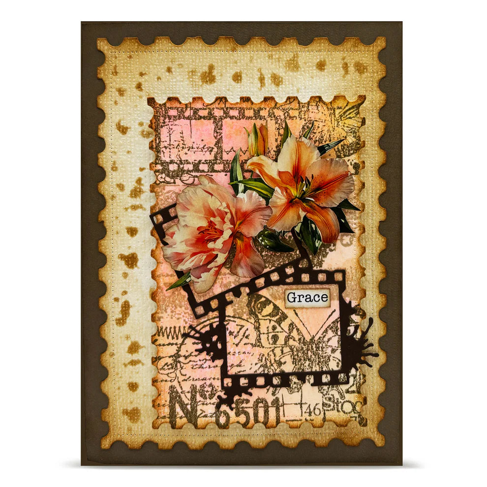 AALL & CREATE - A6 Stamps -Splatter Film #TP - 1334