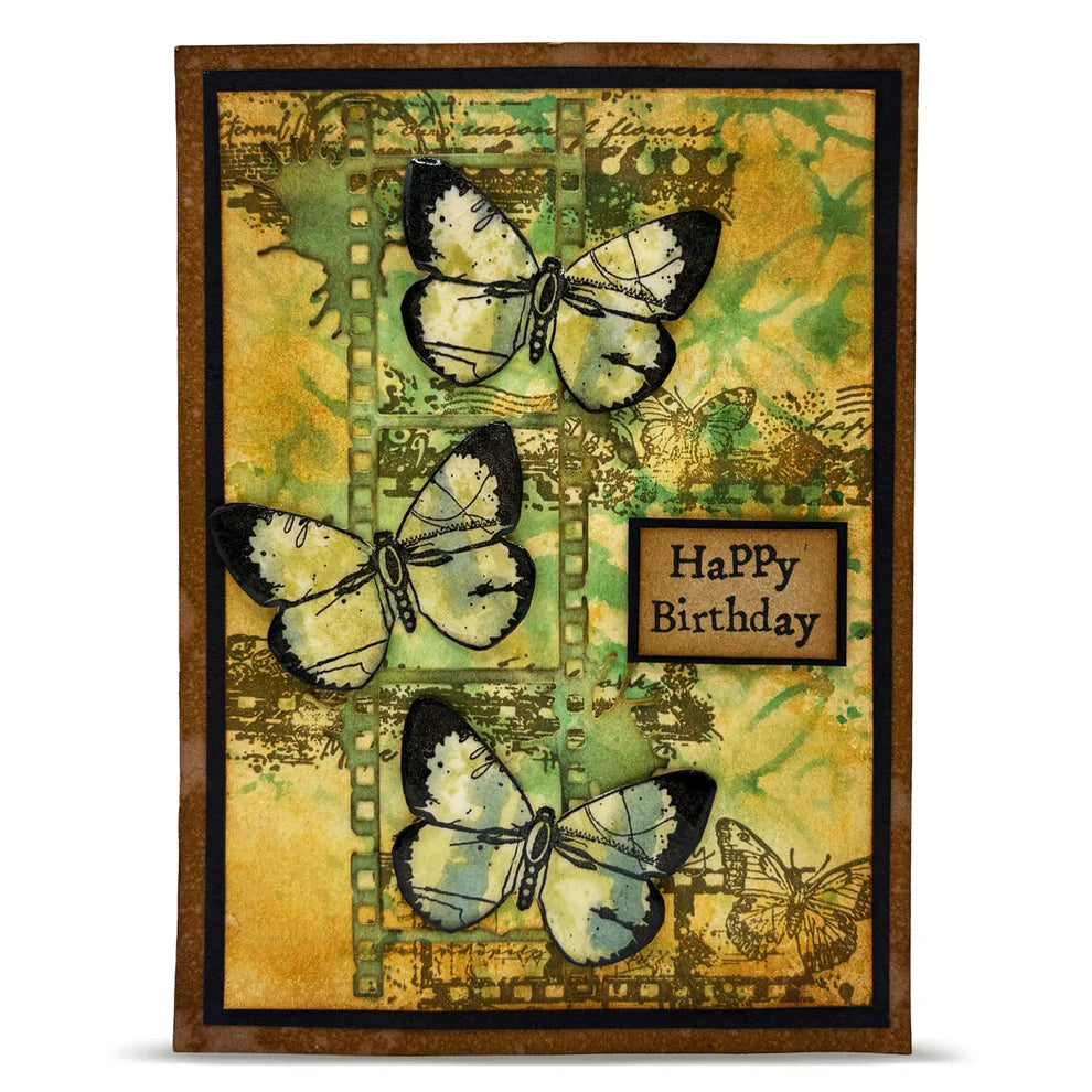 AALL & CREATE - A6 Stamps - Torn Prints #TP - 1336