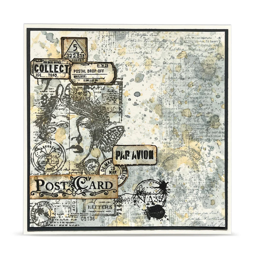 AALL & CREATE - A6 Stamps - Bee Geometry -#1341