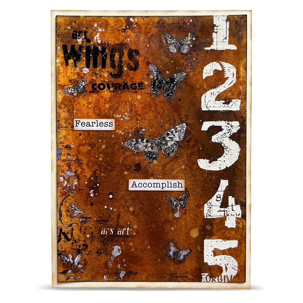 AALL & CREATE - A6 Stamps - Dizzy Digits TP - 1333