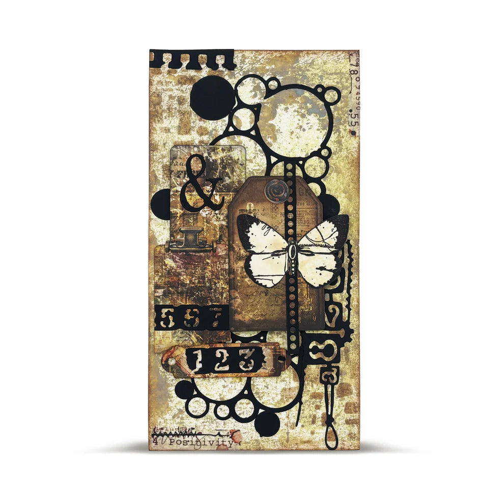 AALL & CREATE - 6X6  Stencil  - Breaking Point # PC - 246