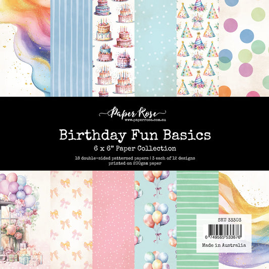 Paper Rose - Birthday Fun  12 x 12  Paper Collection