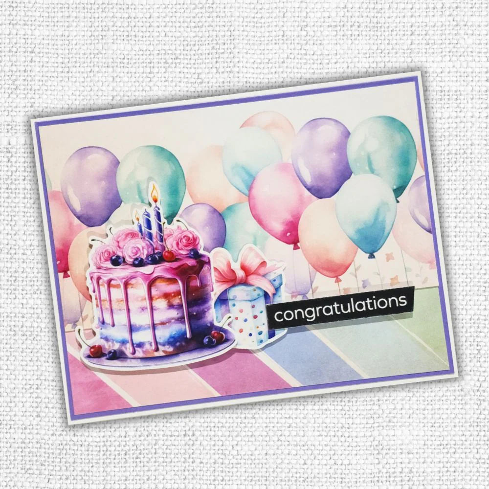 Paper Rose - Papercuts Card Making Kits - Birthday Fun