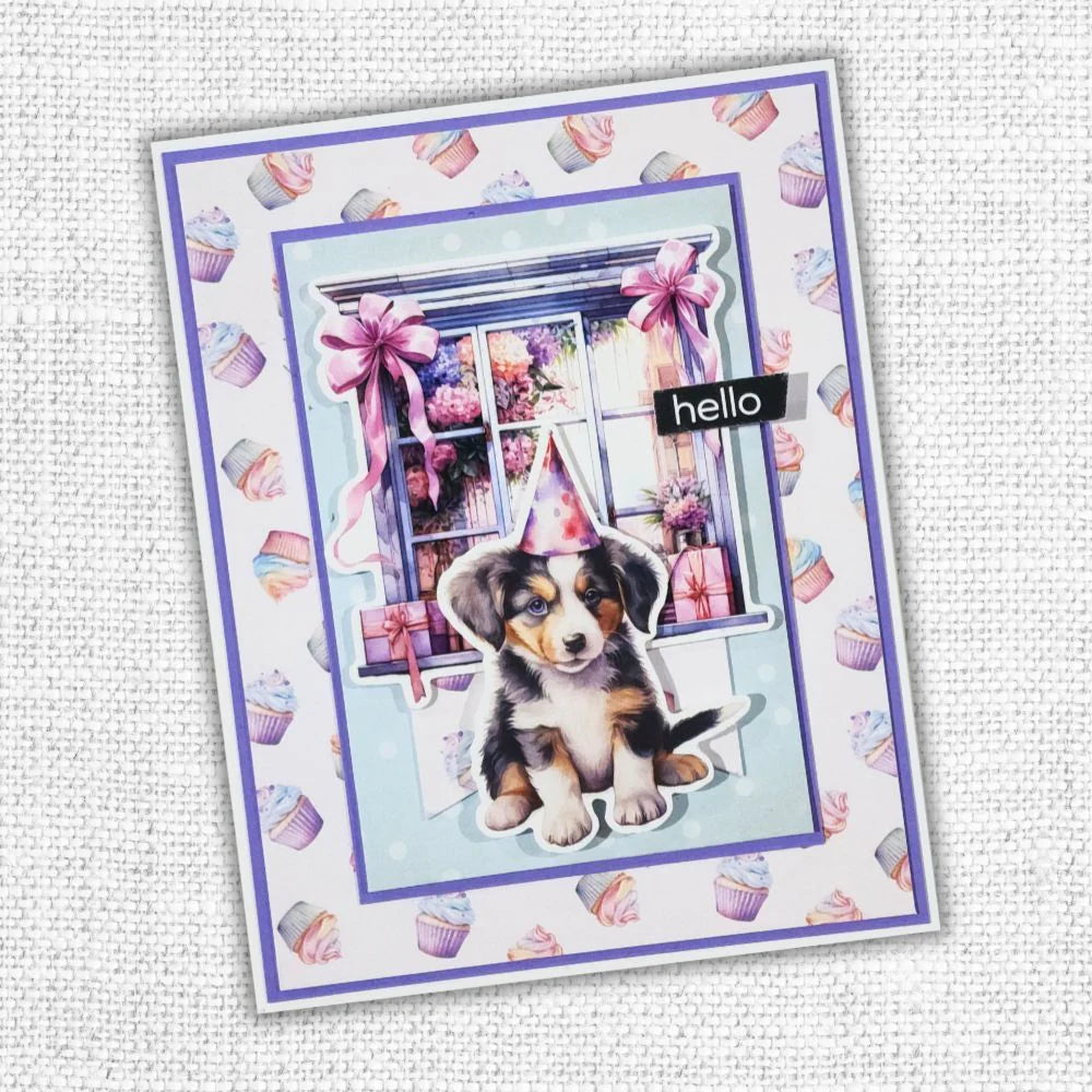 Paper Rose - Papercuts Card Making Kits - Birthday Fun