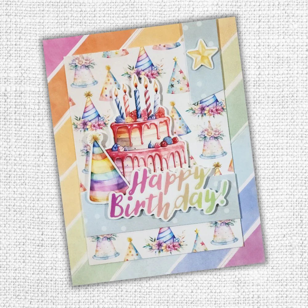 Paper Rose - Papercuts Card Making Kits - Birthday Fun