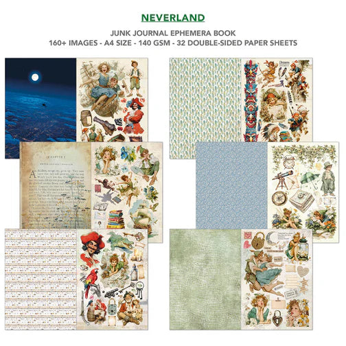 Ciao Bella - Junk Journal & Ephemera Book - Neverland