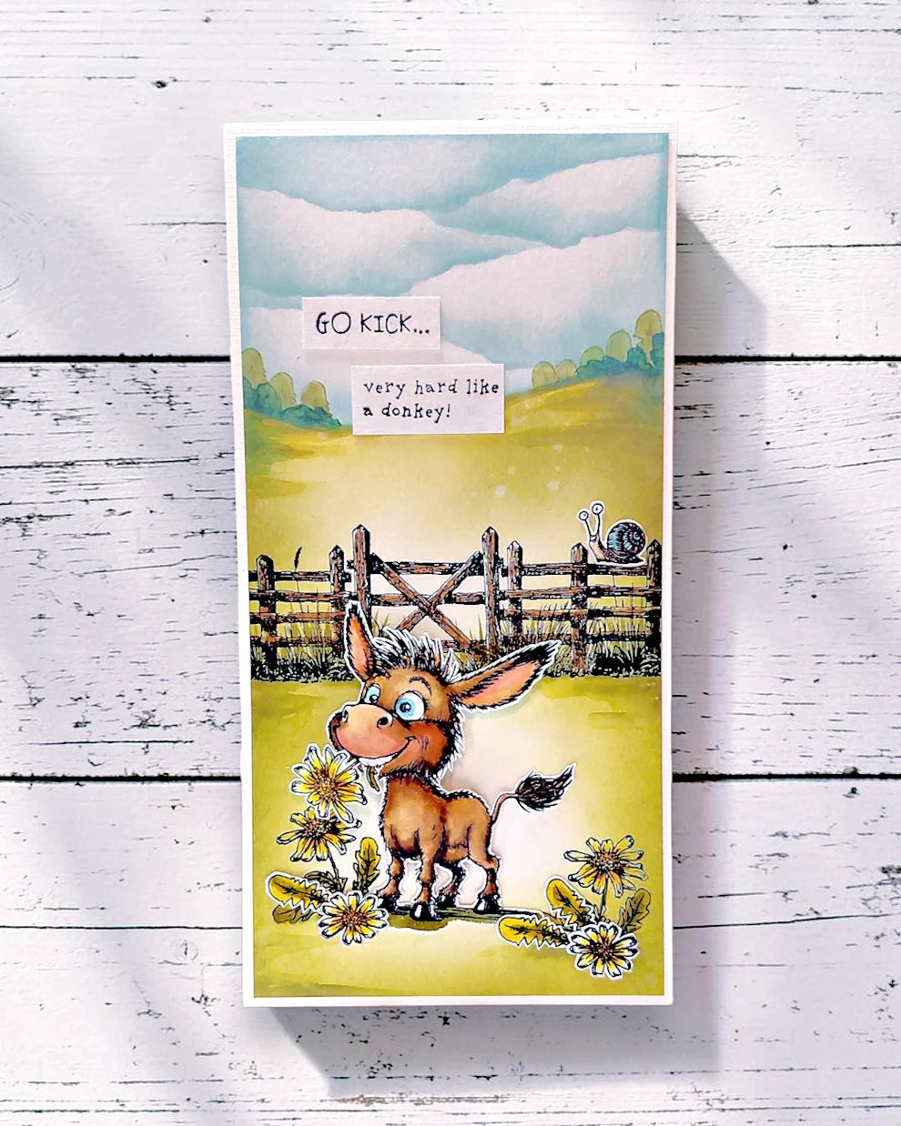 Creative Ember Designs - Clear Stamps - Go Kick
