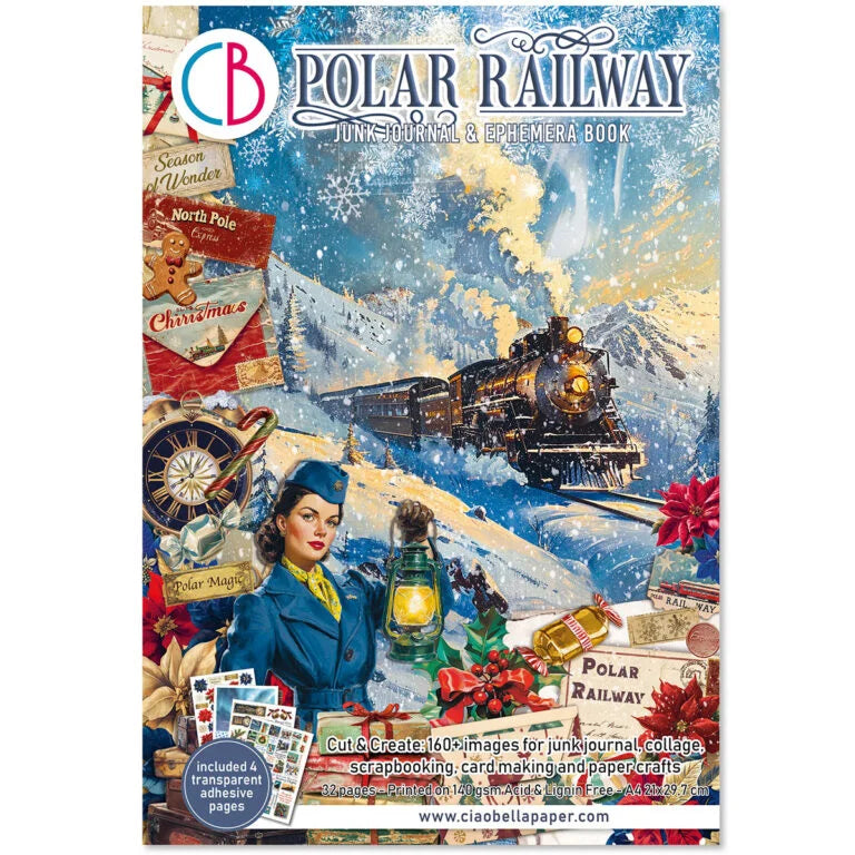 Ciao Bella - Junk Journal & Ephemera Book - Polar Railway