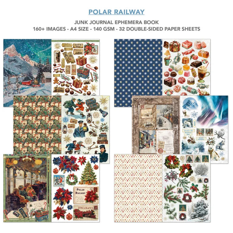 Ciao Bella - Junk Journal & Ephemera Book - Polar Railway