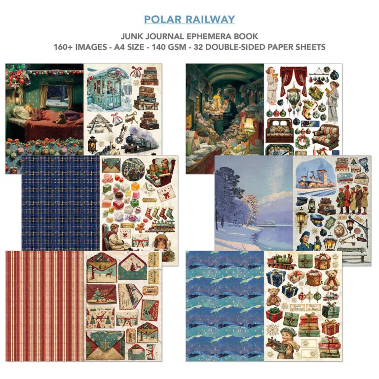 Ciao Bella - Junk Journal & Ephemera Book - Polar Railway