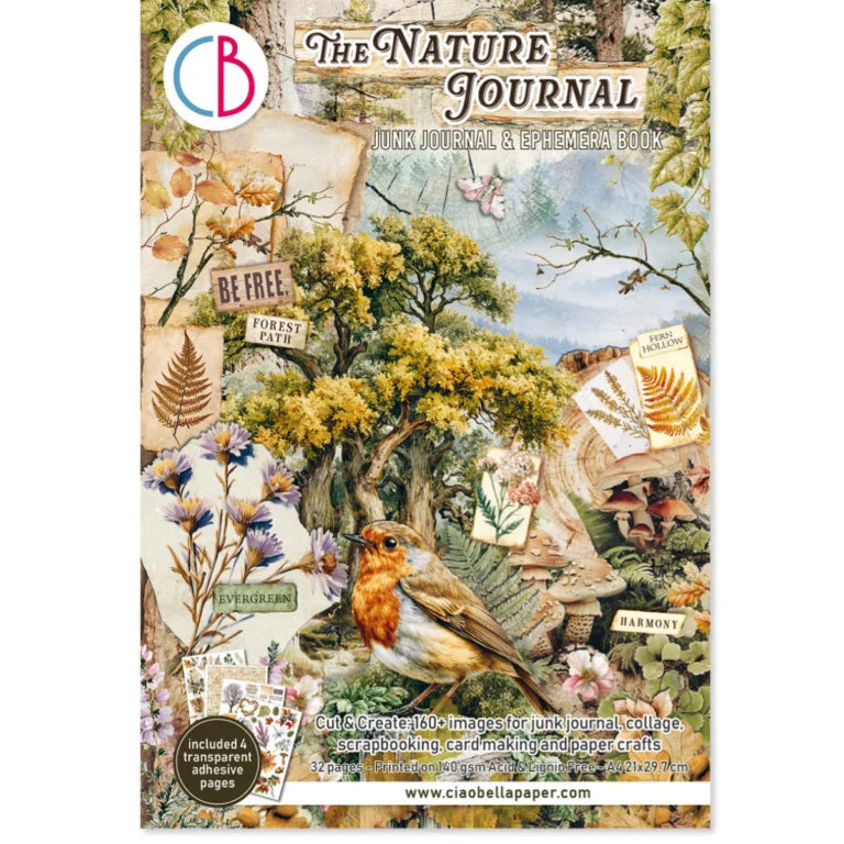 Ciao Bella - Junk Journal & Ephemera Book - The Nature Journal
