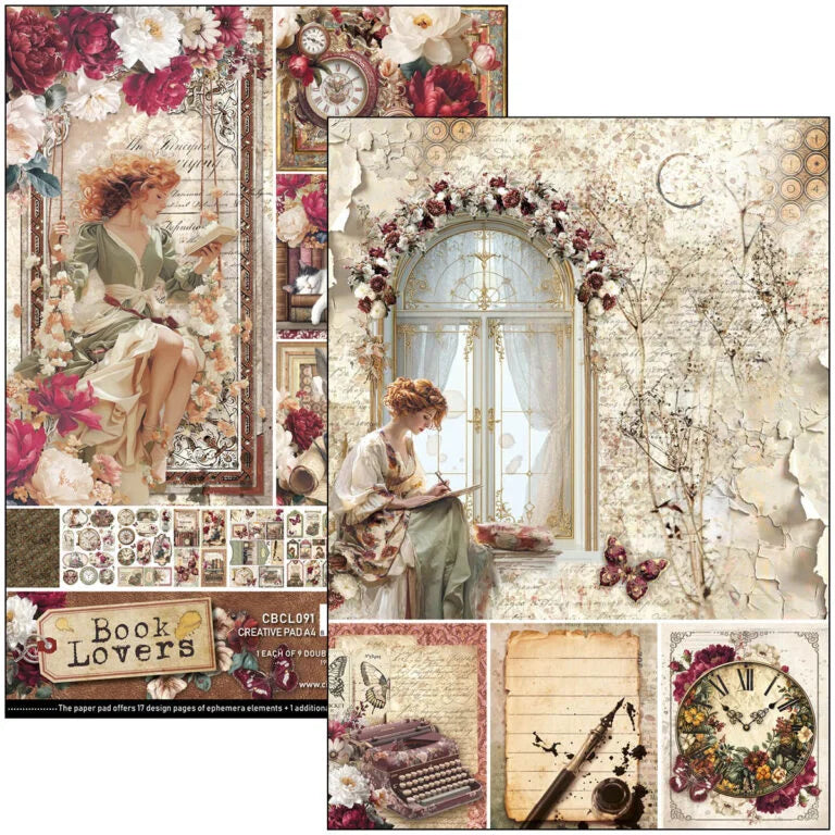Ciao Bella - Book Lover Creative Pad A4 9/Pkg