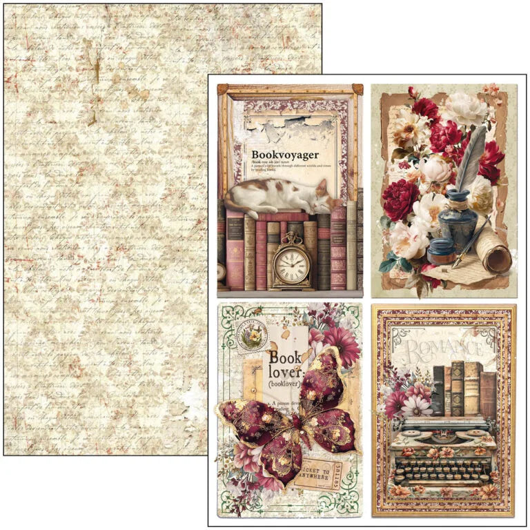 Ciao Bella - Book Lover Creative Pad A4 9/Pkg