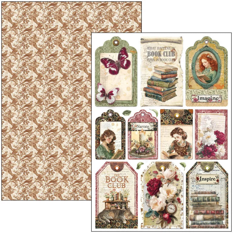 Ciao Bella - Book Lover Creative Pad A4 9/Pkg