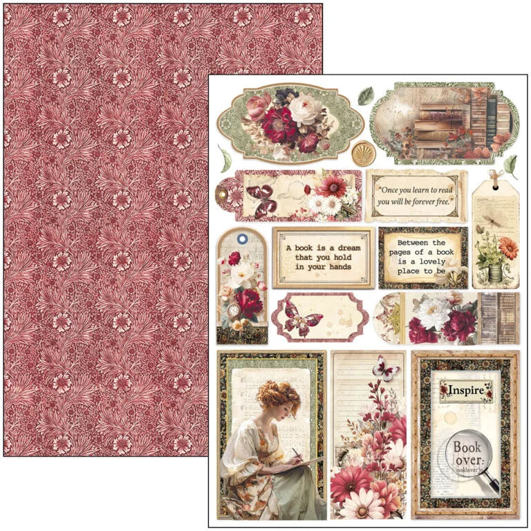 Ciao Bella - Book Lover Creative Pad A4 9/Pkg