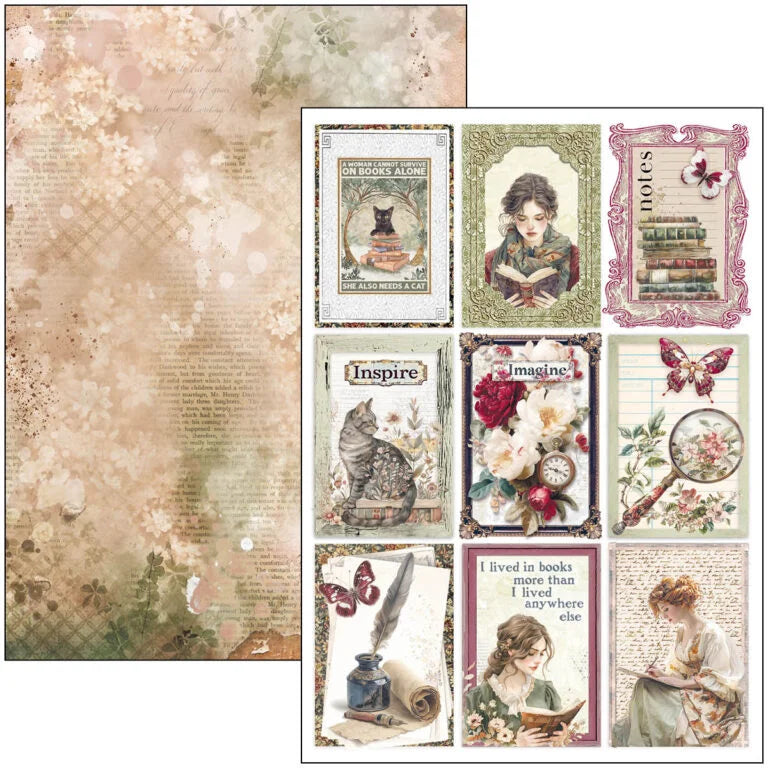 Ciao Bella - Book Lover Creative Pad A4 9/Pkg