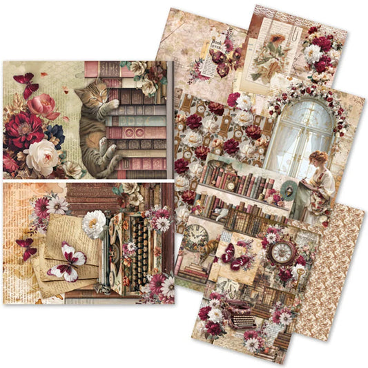 Ciao Bella - Rice Papers -A5 Set  - Book Lovers