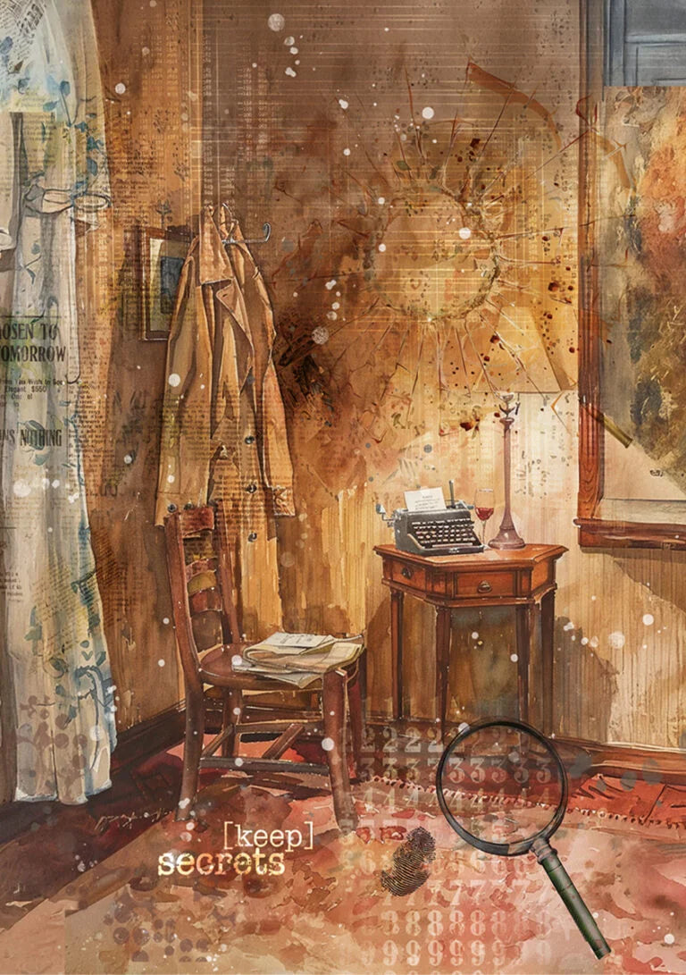 Ciao Bella - Rice Papers -A5 Set  - The Last Mystery