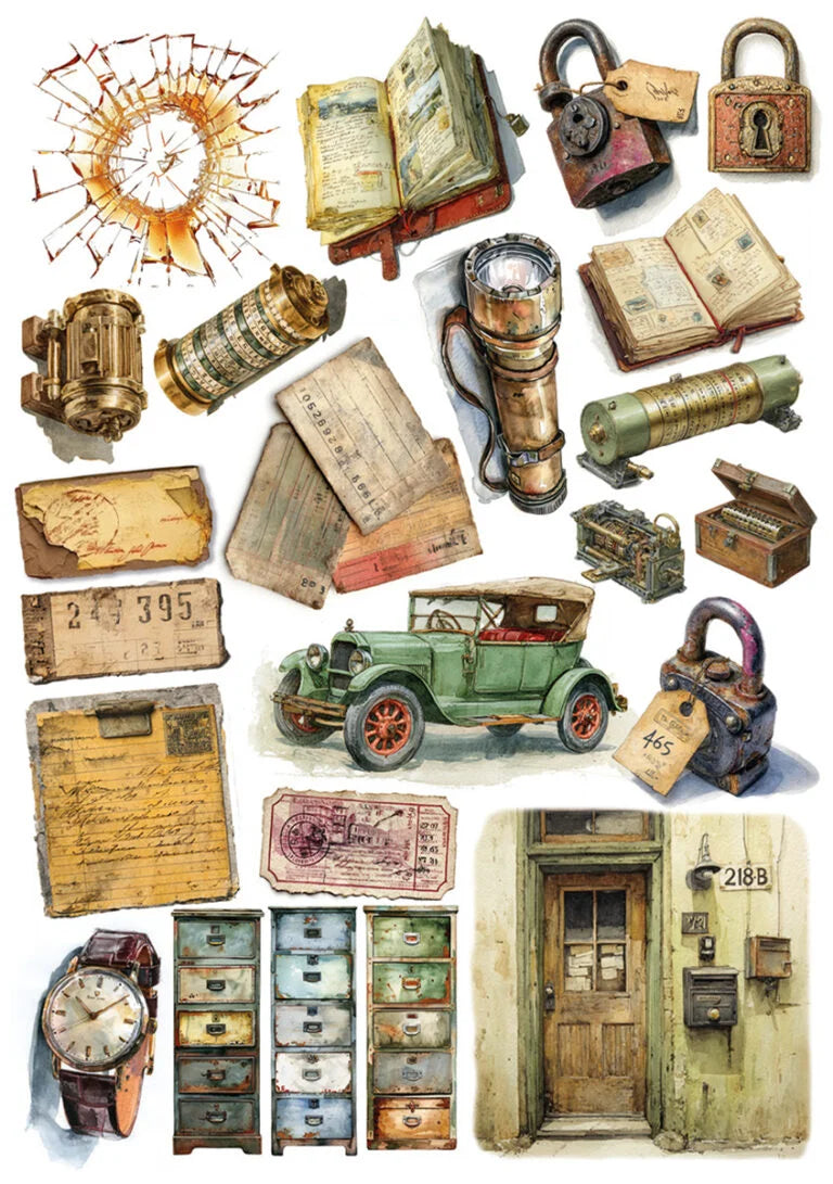 Ciao Bella - Rice Papers -A5 Set  - The Last Mystery