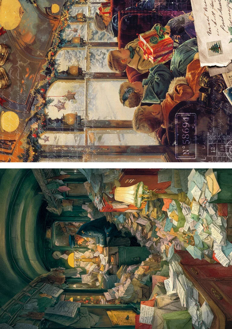 Ciao Bella - Rice Papers -A5 Set  - Polar Railway