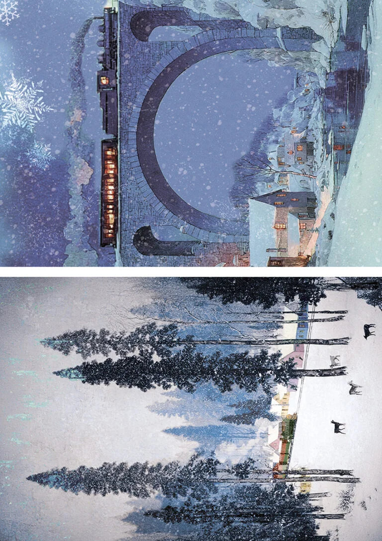 Ciao Bella - Rice Papers -A5 Set  - Polar Railway