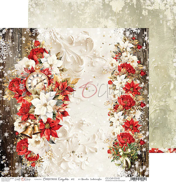 Craft O'Clock -  Christmas Everywhere  12"x12" Paper Collection Pack