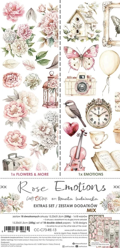 Craft O'Clock - Extras Set - Rose Emotions