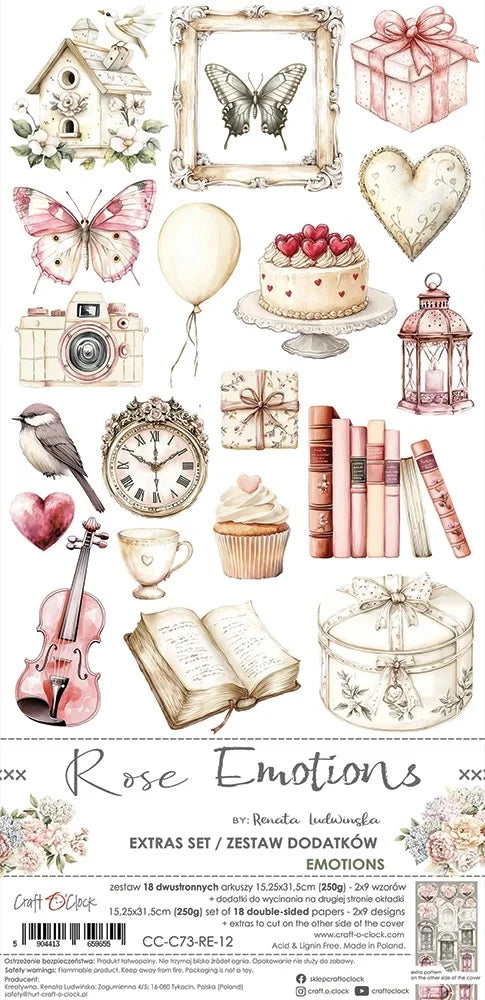 Craft O'Clock - Extras Set - Rose Emotions