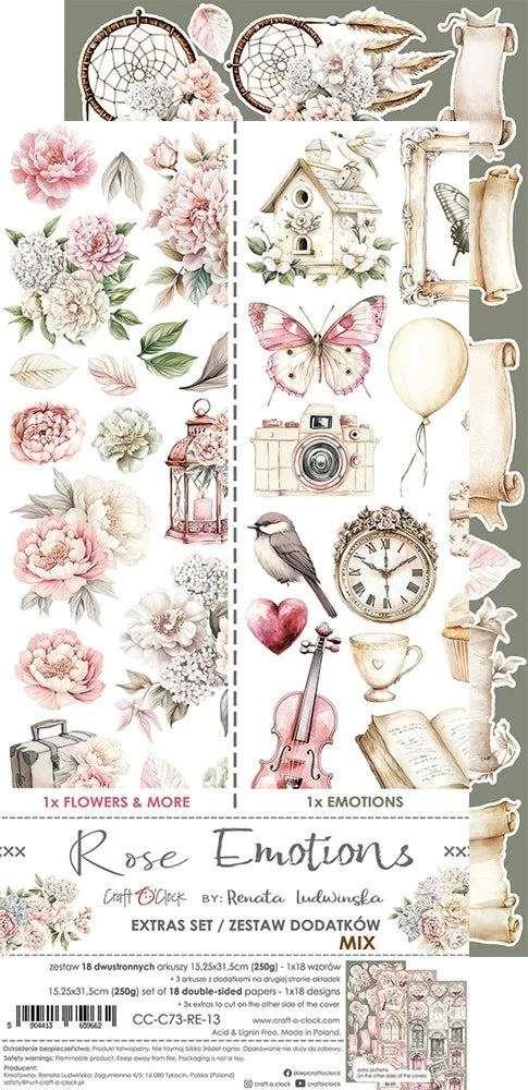 Craft O'Clock - Extras Set - Rose Emotions