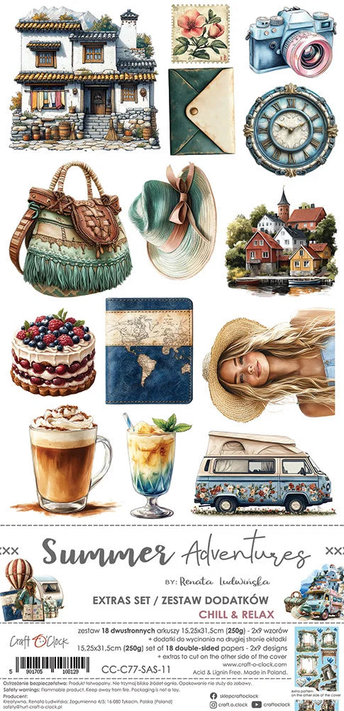 Craft O'Clock - Extras Set - Summer Adventures