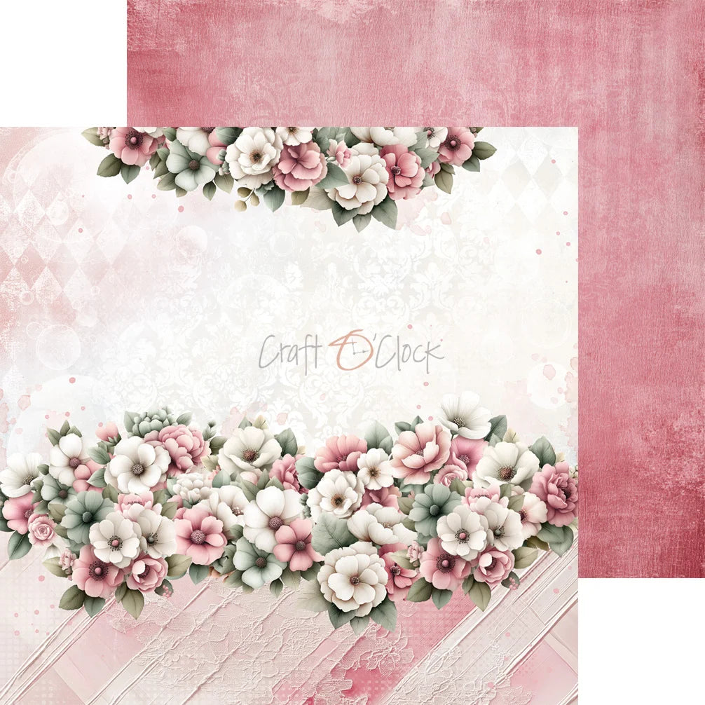 Craft O'Clock - Baby Girl Universe 8"x 8" Mix Paper Collection Pack Mix