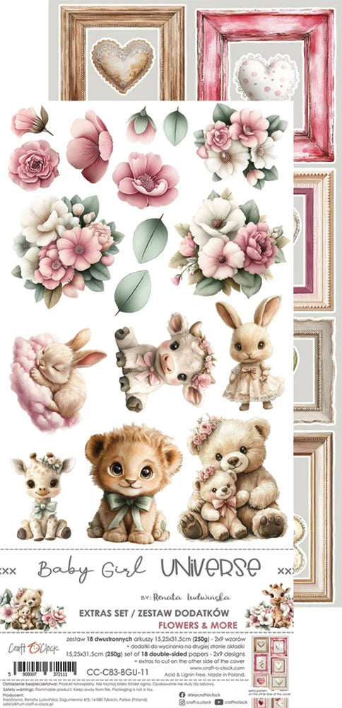Craft O'Clock - Extras Set - Baby Girl Universe