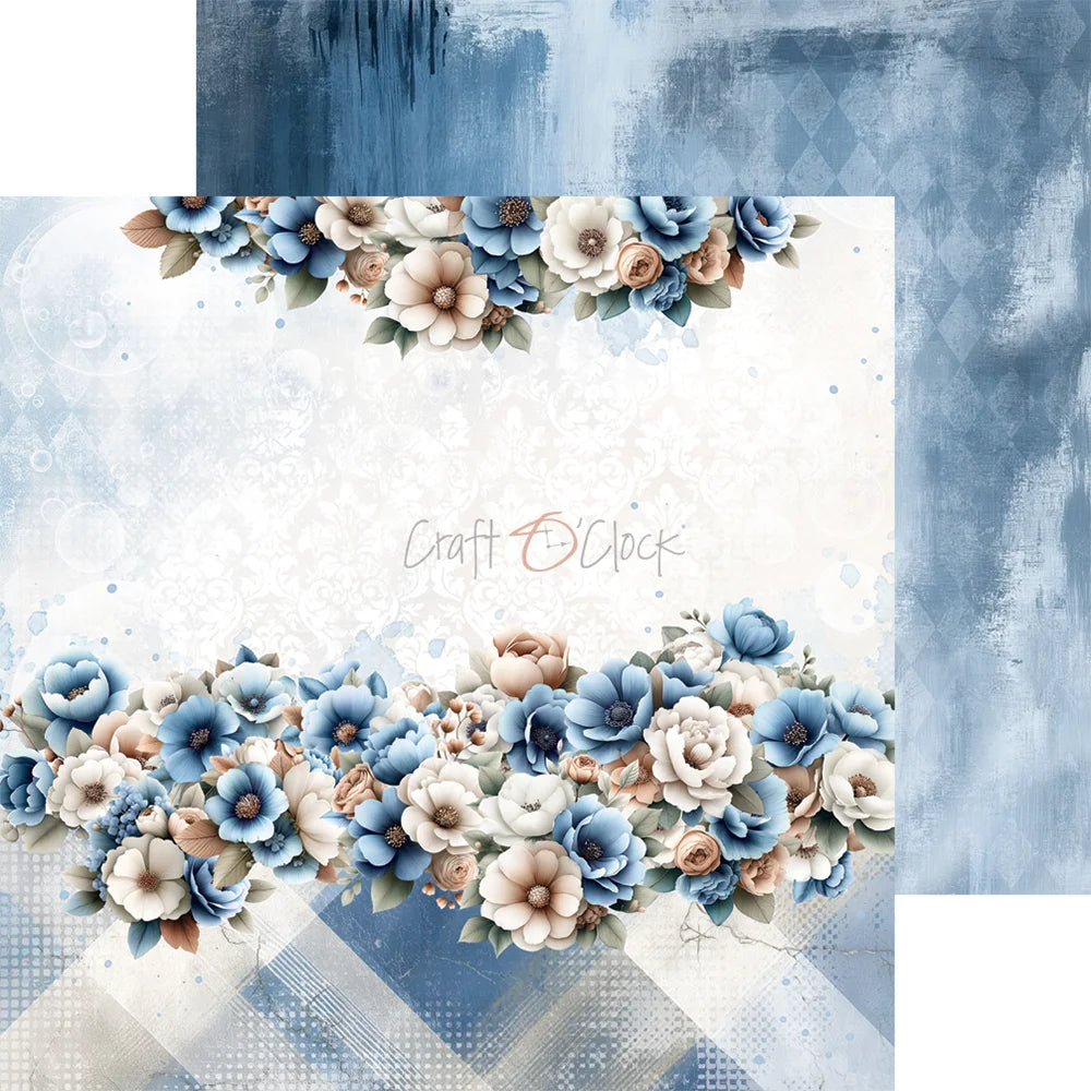 Craft O'Clock - Baby Boy Universe 8"x 8" Mix Paper Collection Pack