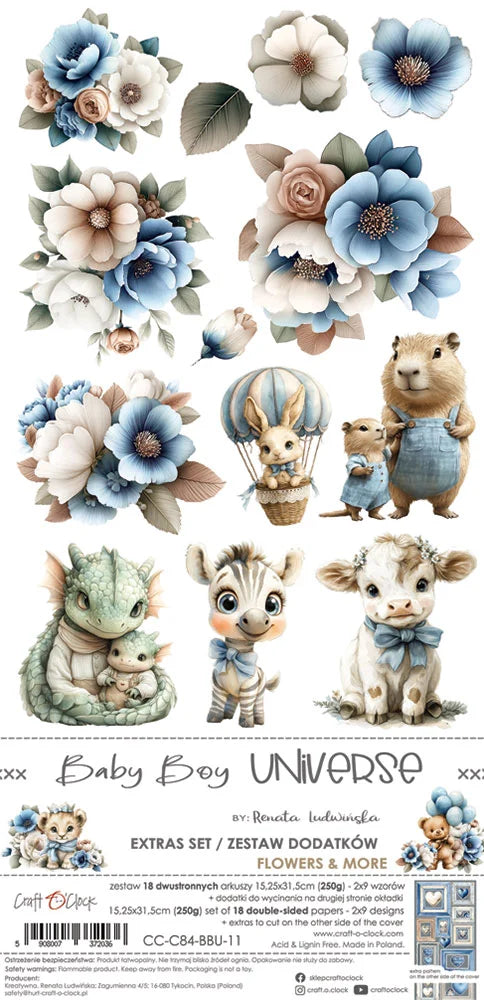 Craft O'Clock - Extras Set - Baby Boy Universe
