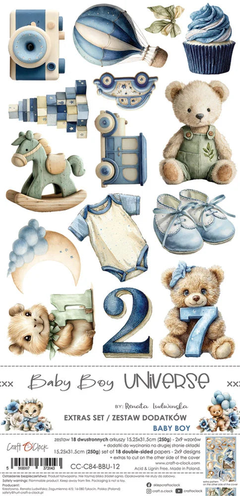 Craft O'Clock - Extras Set - Baby Girl Universe