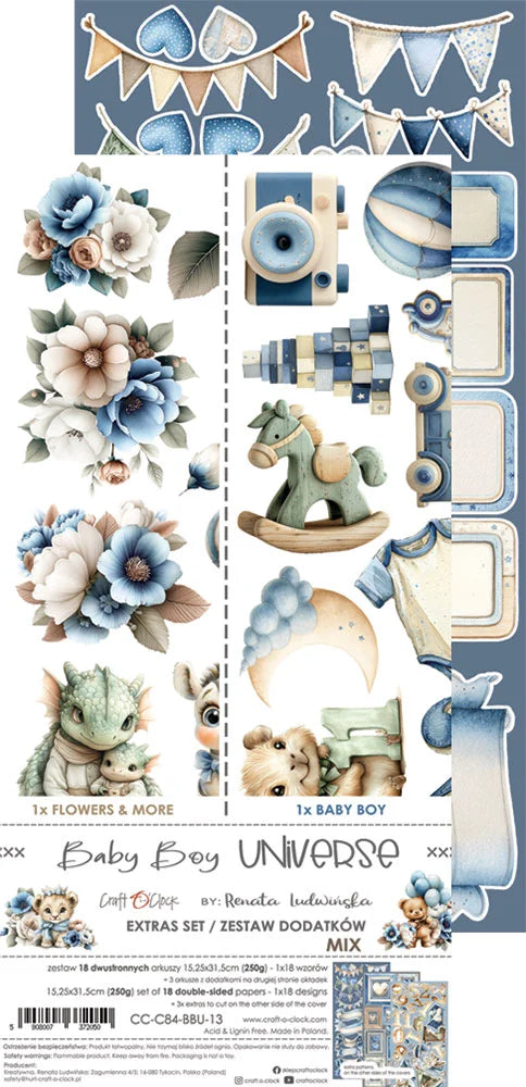 Craft O'Clock - Extras Set - Baby Girl Universe