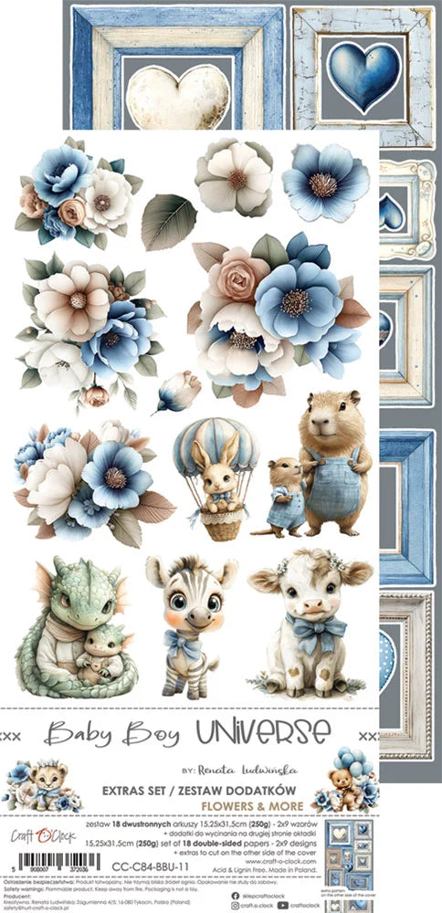 Craft O'Clock - Extras Set - Baby Boy Universe